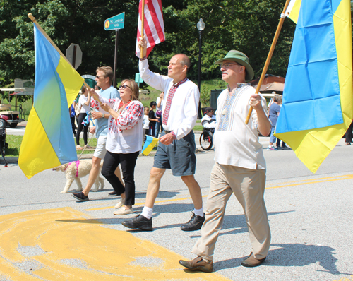 Ukrainian Cultural Garden in Parade of Flags at One World Day