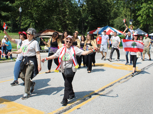 Lebanese Cultural Garden in Parade of Flags on One World Day 2023