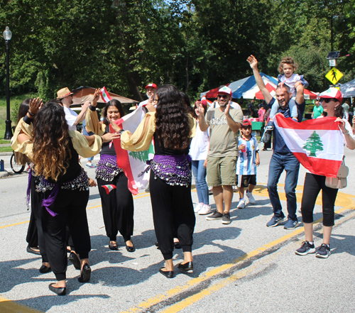 Lebanese Cultural Garden in Parade of Flags on One World Day 2023