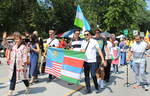 Uzbek Cultural Garden in Parade of Flags