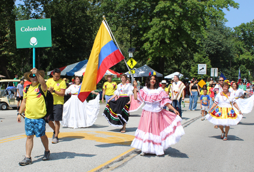 Colombia Garden in Parade of Flags at One World Day