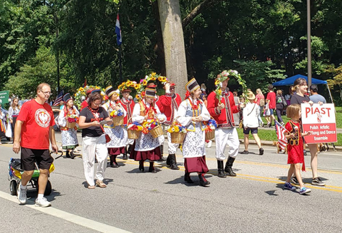 Polish Cultural Garden in Parade of Flags