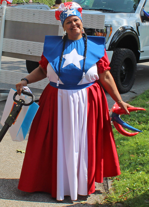 Puerto Rican community in Parade of Flags on One World Day