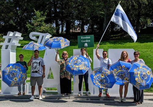 Russian Garden group at One World Day