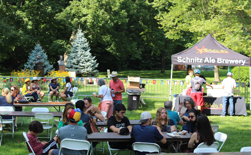 Beer Garden in Serbian Cultural Garden