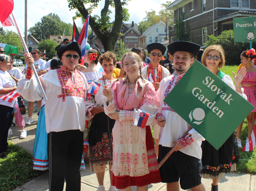 Slovak Cultural Garden in Parade of Flags