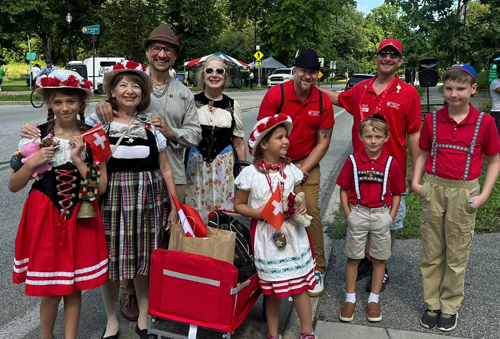 Swiss community in the Parade of Flags on One World Day