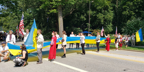 Ukrainian Cultural Garden in Parade of Flags at One World Day