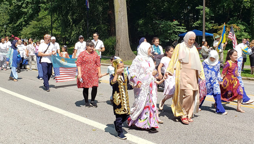 Uzbek Cultural Garden in Parade of Flags