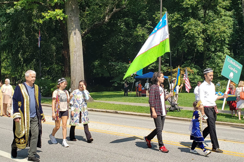 Uzbek Cultural Garden in Parade of Flags