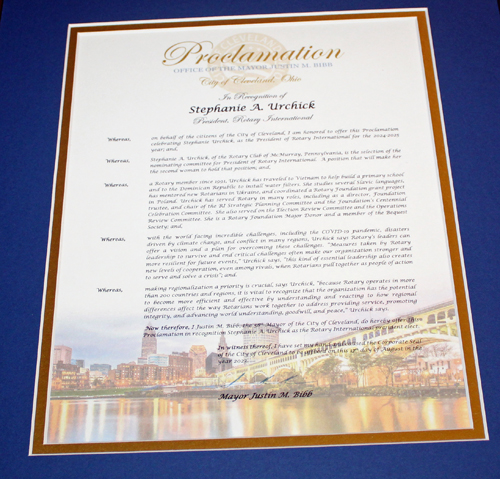 Proclamation from Mayor Bibb