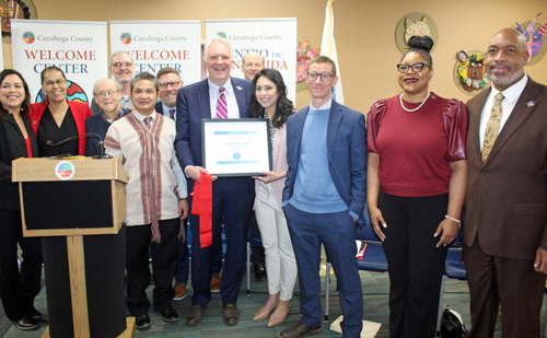 Leadership group with the proclamation