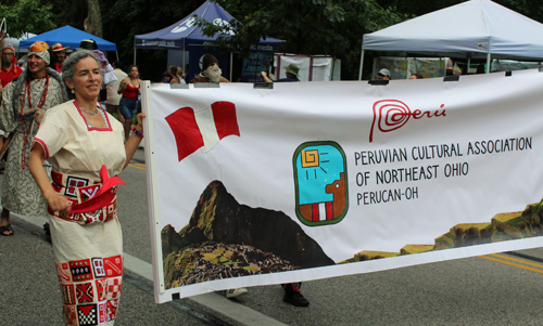 Peruvian Cultural Garden in Parade of Flags on One World Day 2024