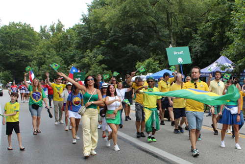 Brazilian Community in the Parade of Flags at One World Day 2024