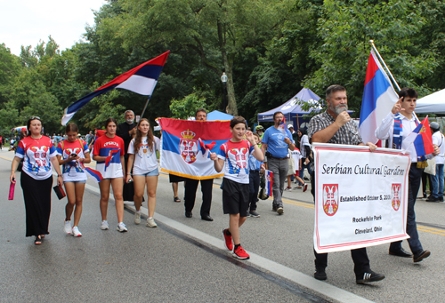 Serbian Cultural Garden in Parade of Flags 2024