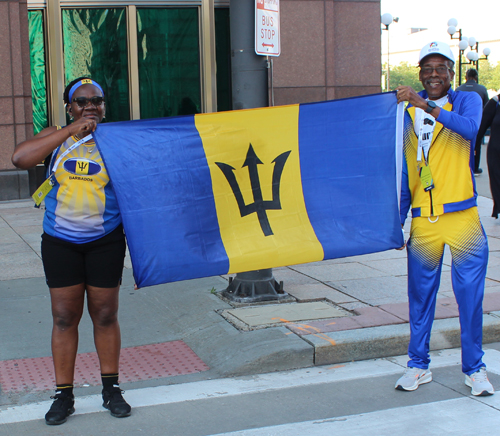 Barbados at PanAm Masters Games in Cleveland