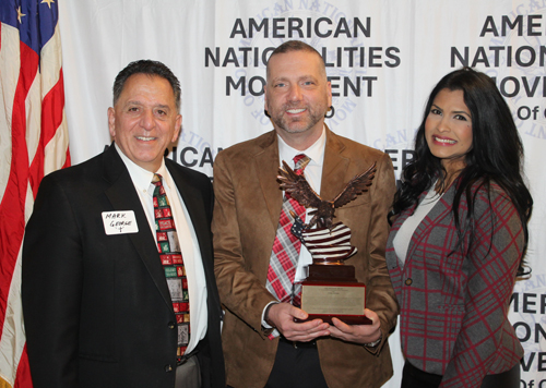 Mark George with Cyril and Melissa Kleem