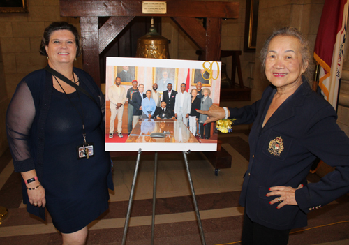 Tammy Hanna District Rep Manager for CRB with Former Asian Community Liason Gia-Hoa Ryan