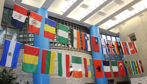 Flags of Cleveland's Sister Cities