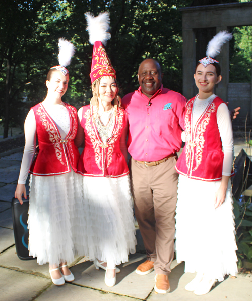 Aya Alibek dancers with Kenny Crumpton