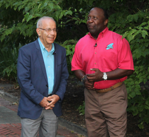 Dr. Wael Khoury and Kenny Crumpton
