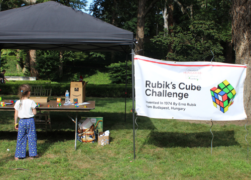 Hungarian Cultural Garden on One World Day - Rubiks Cube