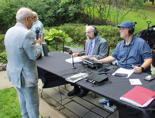 Gerry Quinn interviewing Dr. Wael Khoury