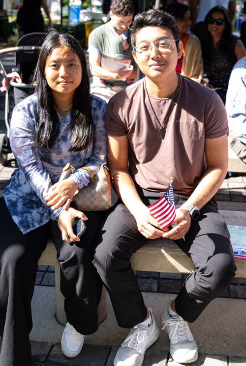 New citizens at Naturalization Ceremony at One World Day 2025