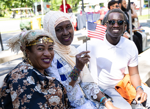 New citizens at Naturalization Ceremony at One World Day 2025