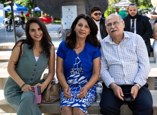 New citizens at Naturalization Ceremony at One World Day 2025