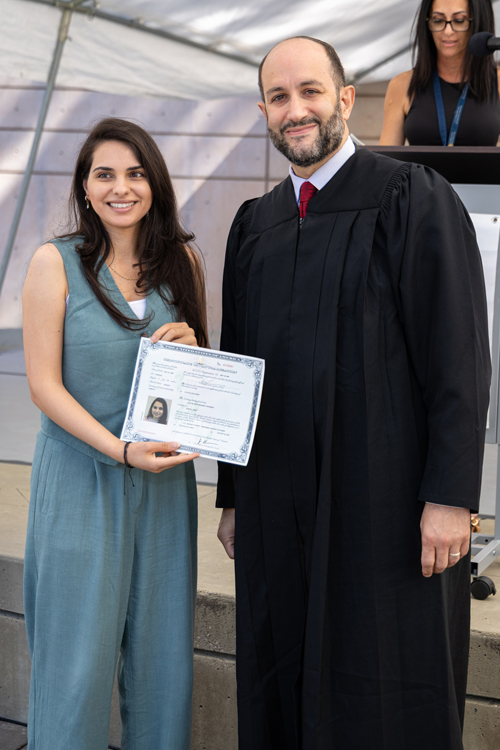 New citizens at Naturalization Ceremony at One World Day 2025