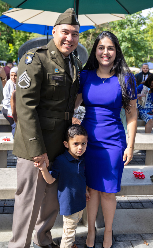 New citizens at Naturalization Ceremony at One World Day 2025