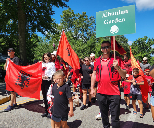 Albanian Garden in the 2025 Parade of Flags