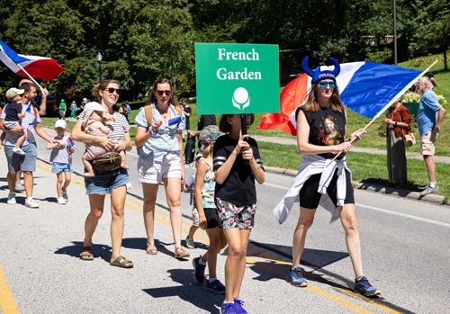 French Garden in the Parade of Flags at One World Day 2025