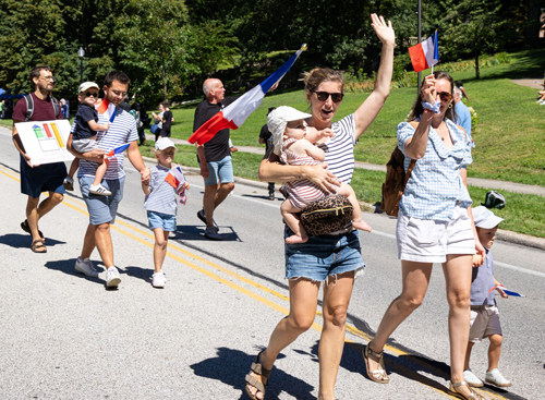 French Garden in the Parade of Flags at One World Day 2025