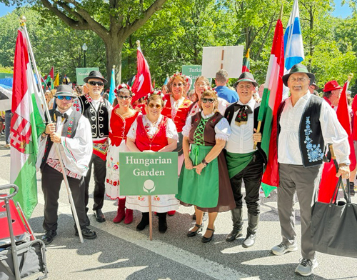 Hungarian Garden in Parade of Flags 2025