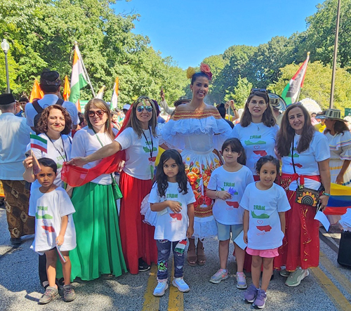 Iranian community in Parade of Flags on One World Day 2025