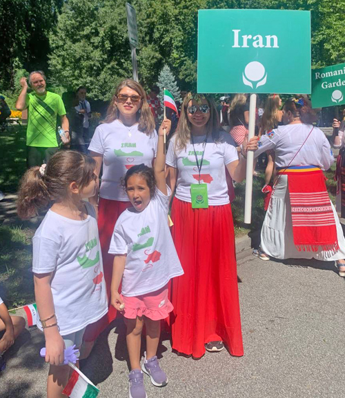 Iranian community in Parade of Flags on One World Day 2025