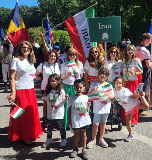 Iranian community in Parade of Flags on One World Day 2025