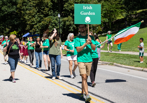 Irish Cultural Garden in the Parade of Flags at One World Day 2025