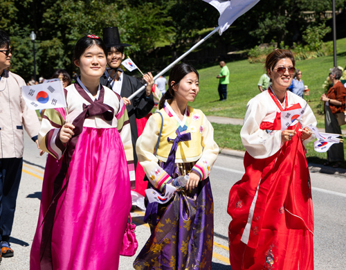 Korean Cultural Garden in the Parade of Flags on One World Day 2025