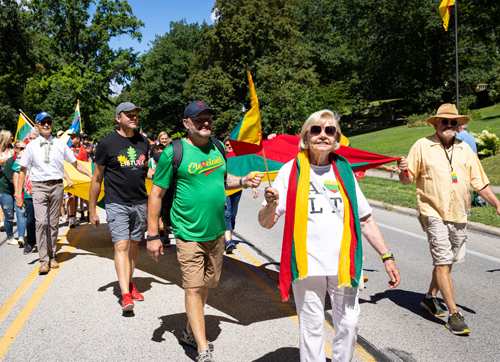 Lithuanian Cultural Garden in 2025 Parade of Flags