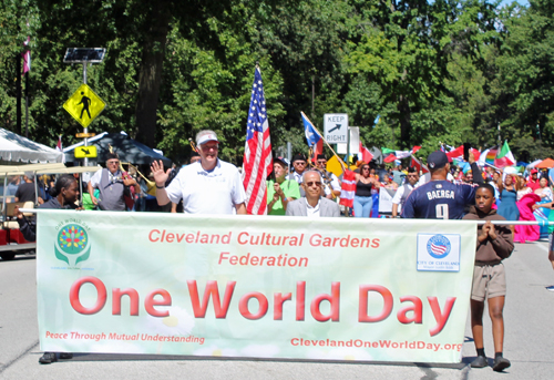 Start of the 2025 Parade of Flags