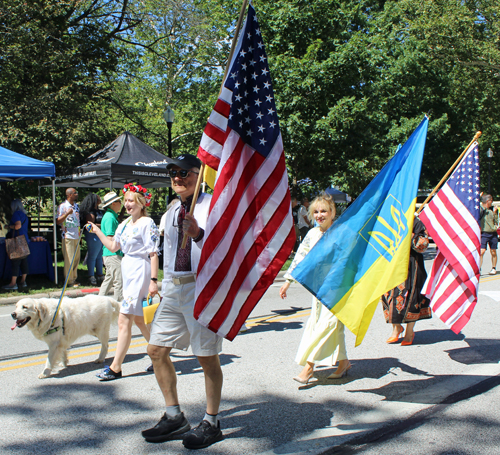 Ukrainian Cultural Garden in Parade of Flags at One World Day 2025