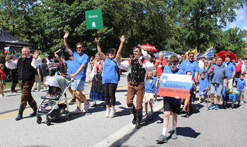 Slovenian Cultural Garden in Parade of Flags at One World Day 2025