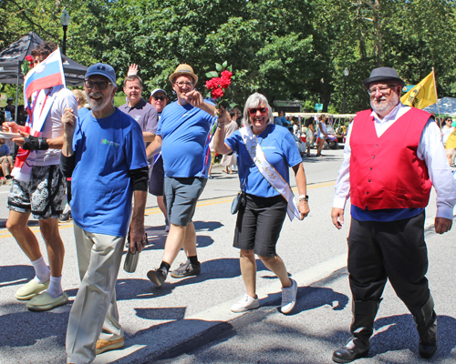 Slovenian Cultural Garden in Parade of Flags at One World Day 2025