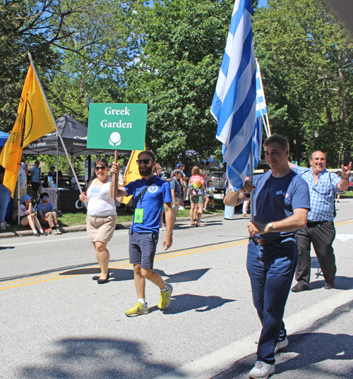 Greek Cultural Garden in Parade of Flags at One World Day 2025