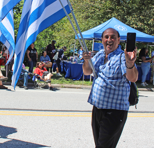 Greek Cultural Garden in Parade of Flags at One World Day 2025