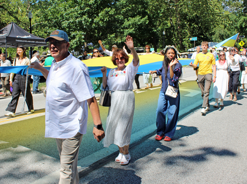 Ukrainian Cultural Garden in Parade of Flags at One World Day 2025