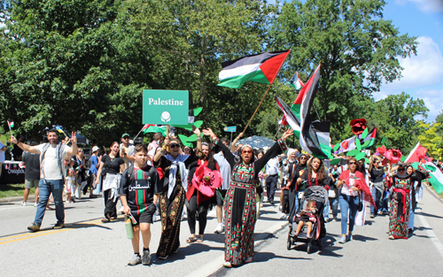 Cleveland Palestinian Community in the Parade of Flags at One World Day